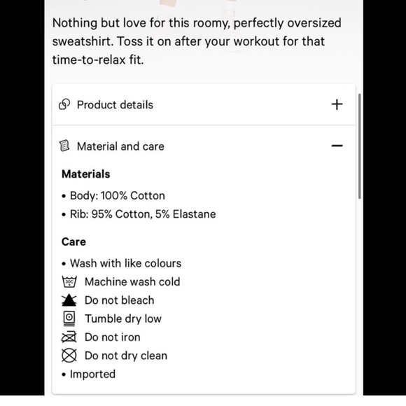 NWT Lululemon size 10 women’s oversized logo crew. Perfect condition. - Picture 11 of 12